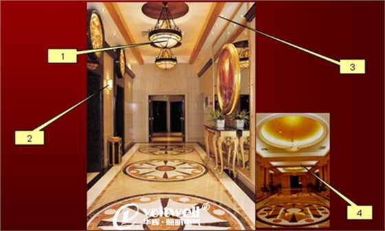 大堂過道電梯間照明-華輝照明