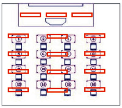 燈具布置示意圖