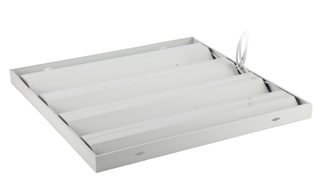 2.	華輝照明占地10多萬平方米，十幾條生產線，年生產上千萬套LED格柵燈盤廠家,產品有T8格柵燈盤，T5格柵燈盤，明裝格柵燈盤，暗裝格柵燈盤。